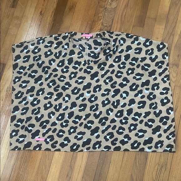 Simply Southern Tops - Simply Southern - Animal Print Oversized Top in Tan, Black & Cream